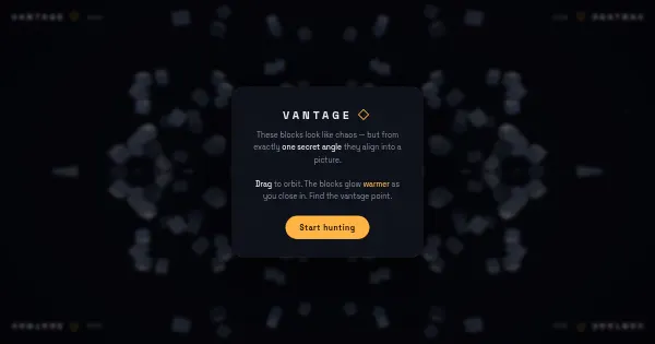 Screenshot of vantage