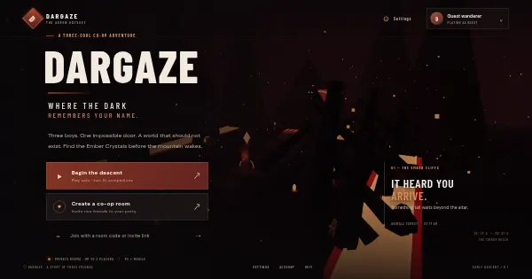 Screenshot of Dargaze