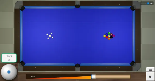 Screenshot of billiards