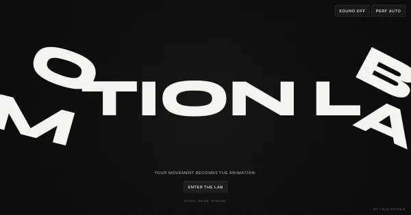 Screenshot of MotionLab