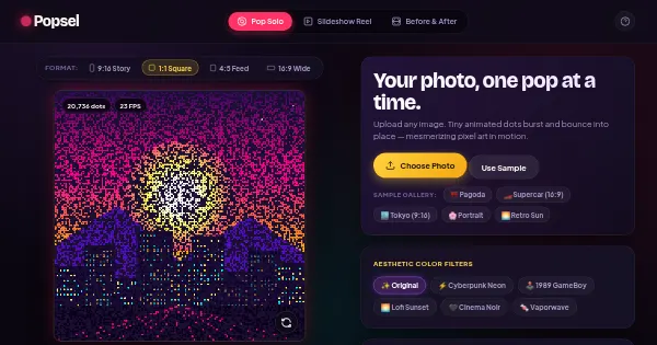 Screenshot of Popsel