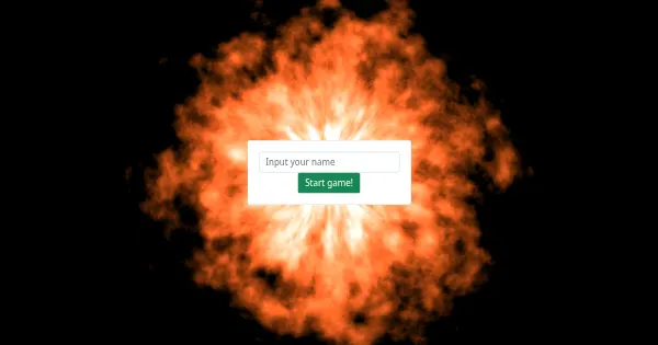 Screenshot of phaser3 game demo