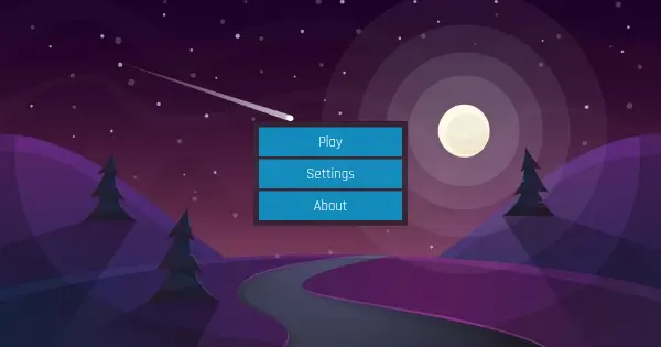 Screenshot of space shooter beta