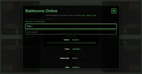 Screenshot of bzo
