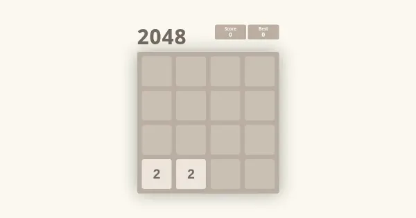 Screenshot of 2048.js