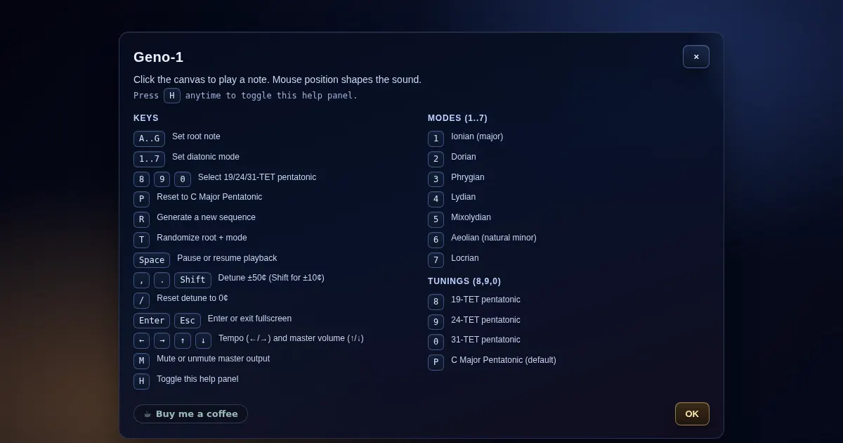 Screenshot of geno 1