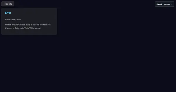 Screenshot of vibewater