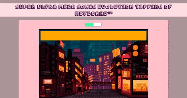 Screenshot of supersonic tapping