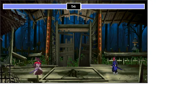 Screenshot of fighting game