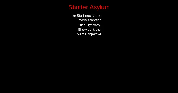 Screenshot of shutter asylum