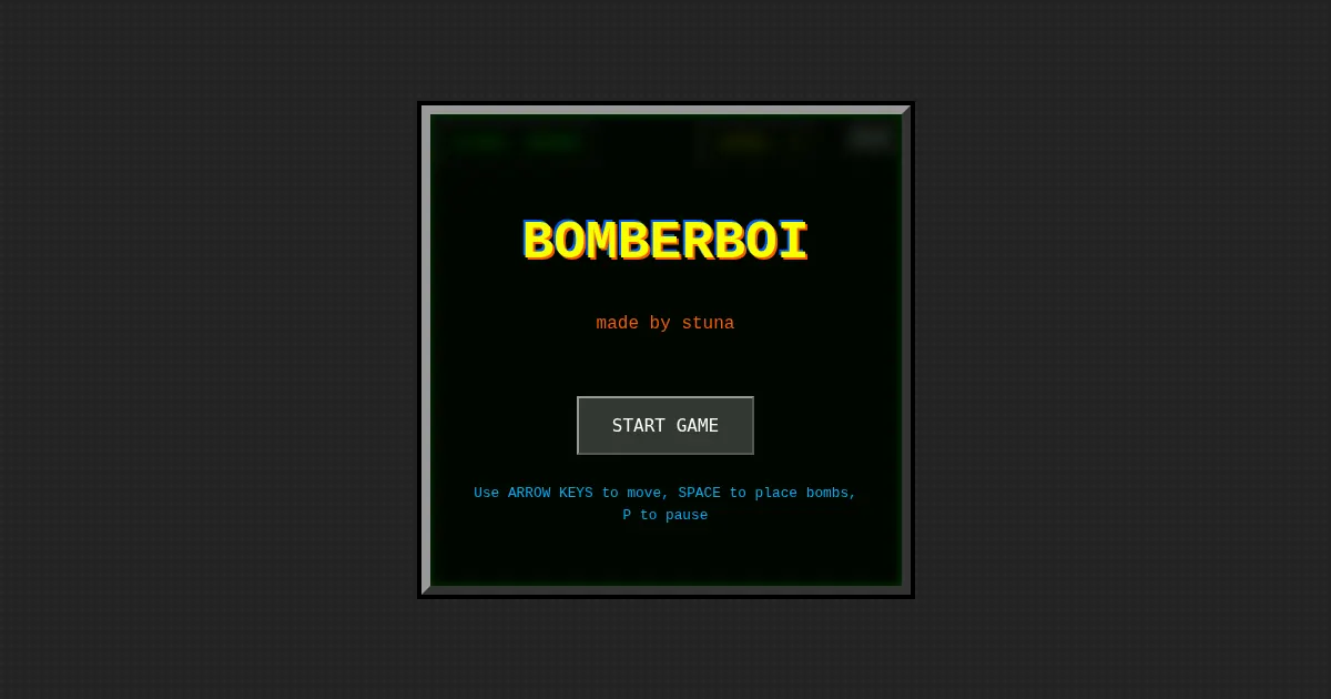 Screenshot of bomberboi