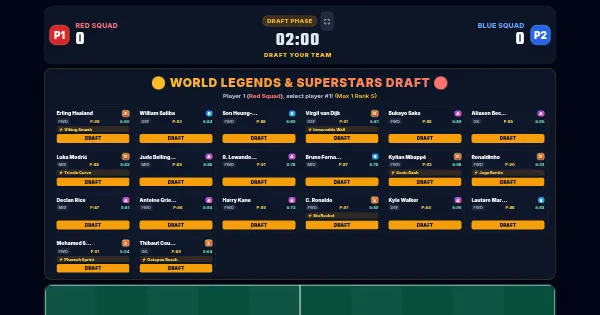 Screenshot of soccer ballz