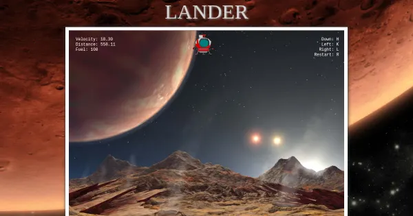 Screenshot of proLander