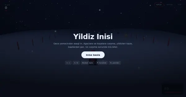 Screenshot of yildiz inisi webgl