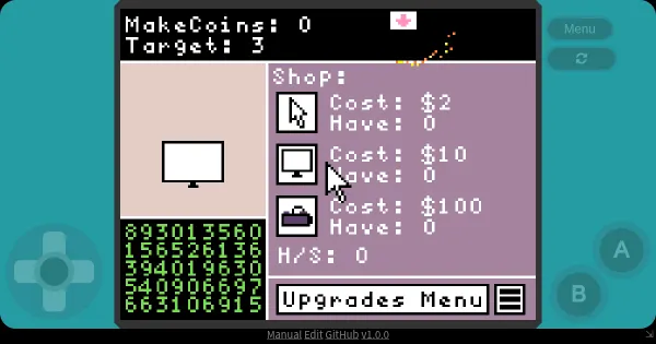 Screenshot of Crypto Clicker