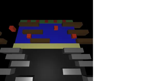 Screenshot of 3D Frogger