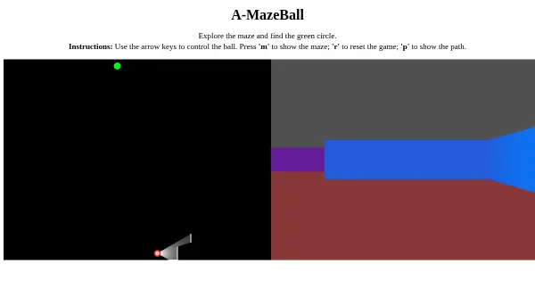 Screenshot of A MazeBall