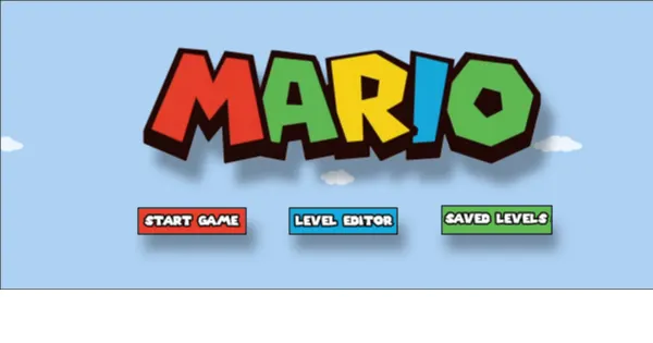 Screenshot of super mario run using javascript