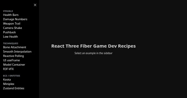 Screenshot of r3f gamedev