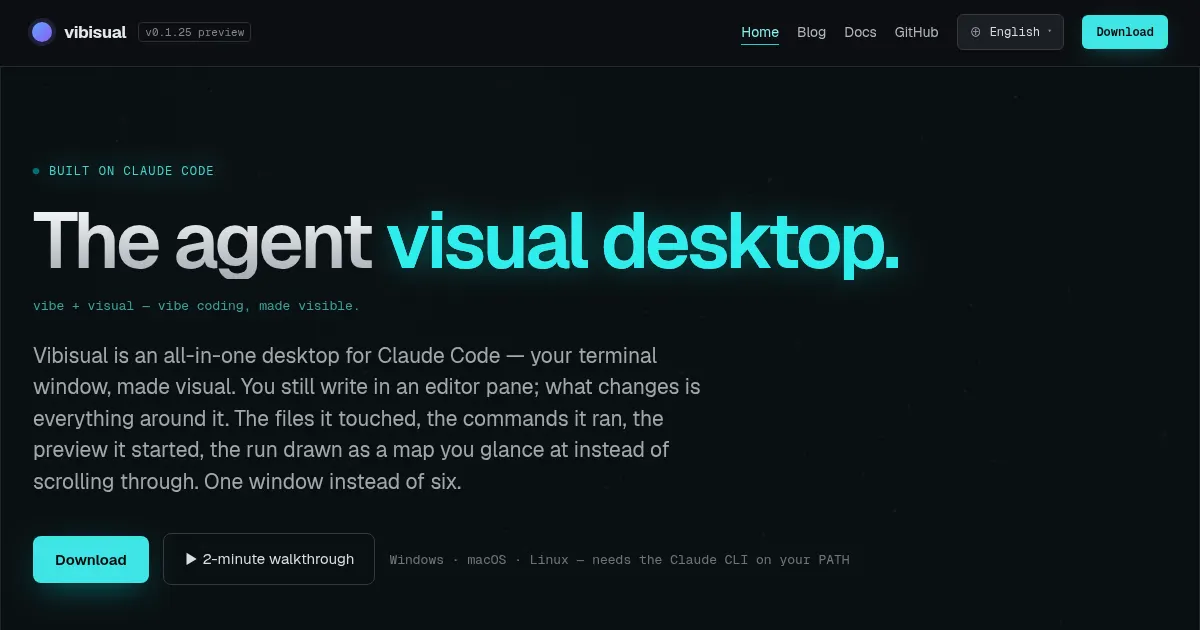 Screenshot of vibisual
