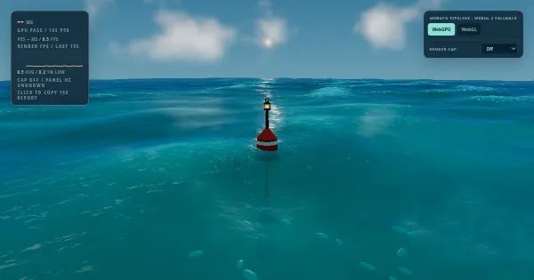 Screenshot of beautiful water