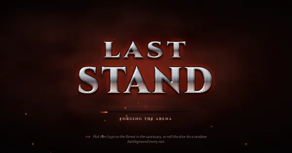 Screenshot of last stand