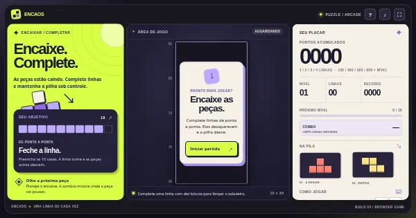Screenshot of encaos