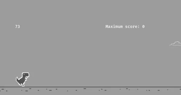 Screenshot of Game Dino Offline