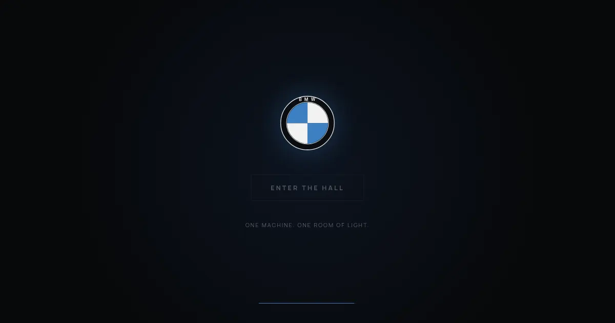 Screenshot of bmw hall