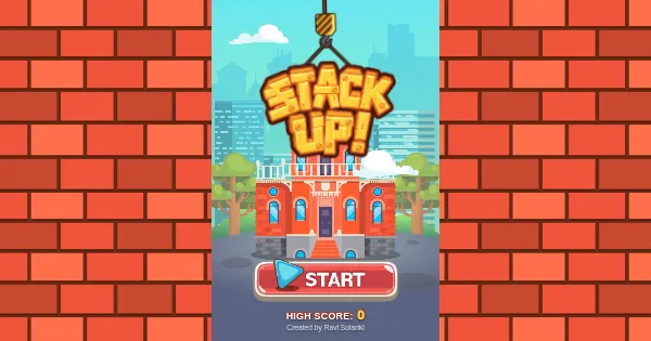 Screenshot of tower game