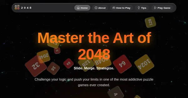 Screenshot of 2048 Game