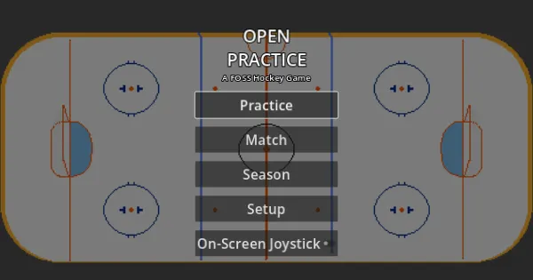 Screenshot of hockey