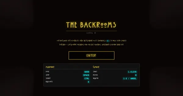 Screenshot of backroom level 0