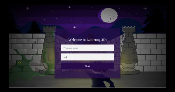 Screenshot of labirong3d client
