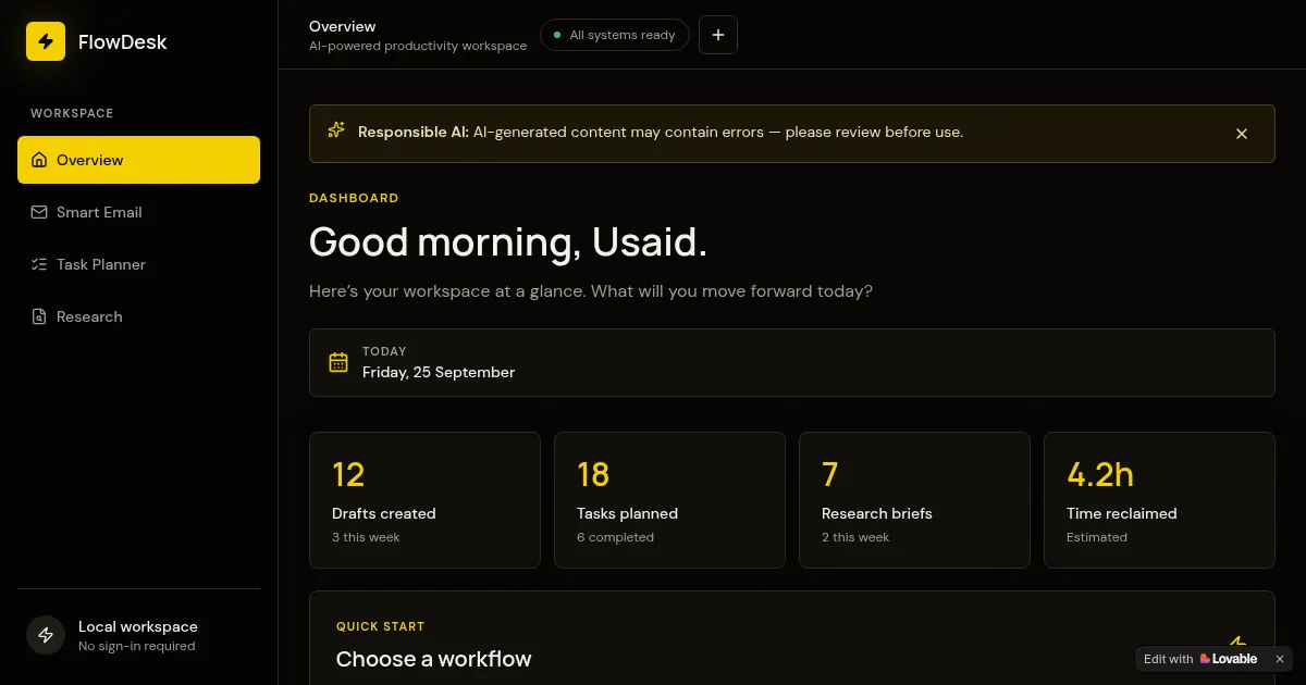 Screenshot of aipersonalhelper