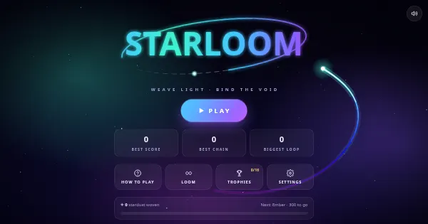 Screenshot of starloom
