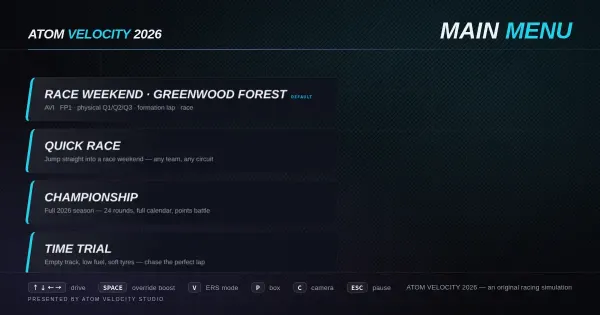 Screenshot of atomvelocity