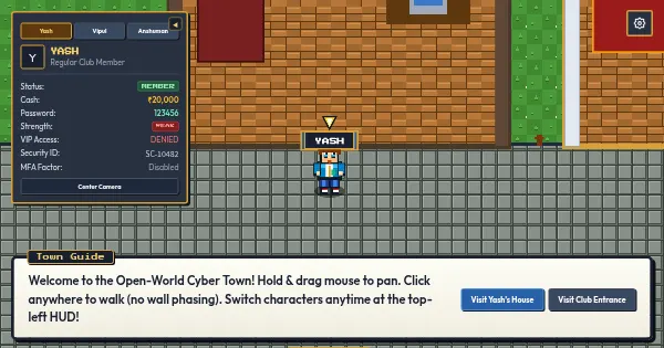 Screenshot of The Secure Club