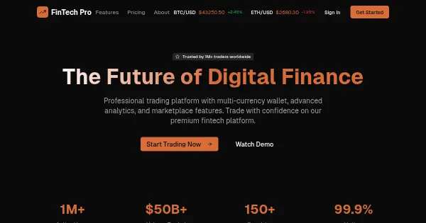 Screenshot of v0 fintech platform build