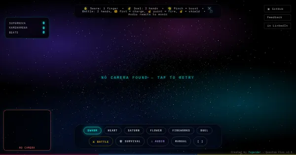 Screenshot of Fun Particle feedback