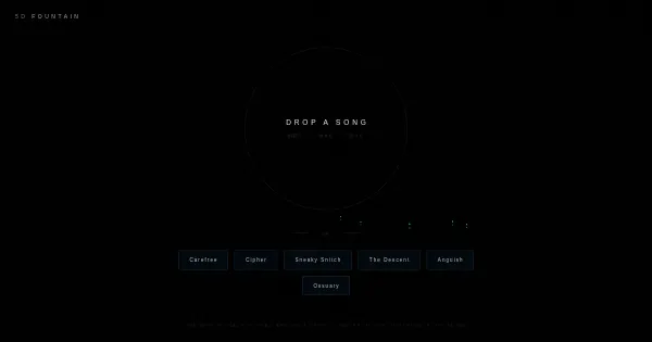 Screenshot of 5d fountain song show