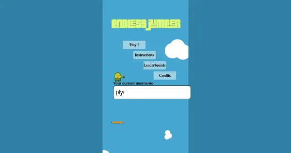 Screenshot of Endless Jumper
