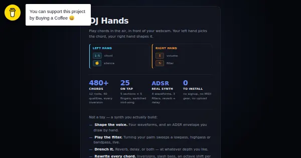Screenshot of dj hands