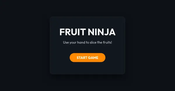 Screenshot of fruit ninja