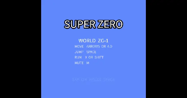 Screenshot of super zero