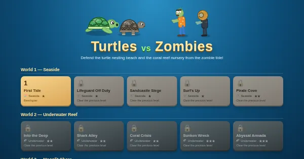 Screenshot of TortisevsZombies