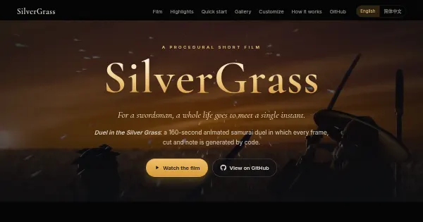 Screenshot of SilverGrass