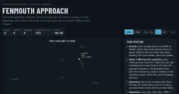 Screenshot of ATC Game