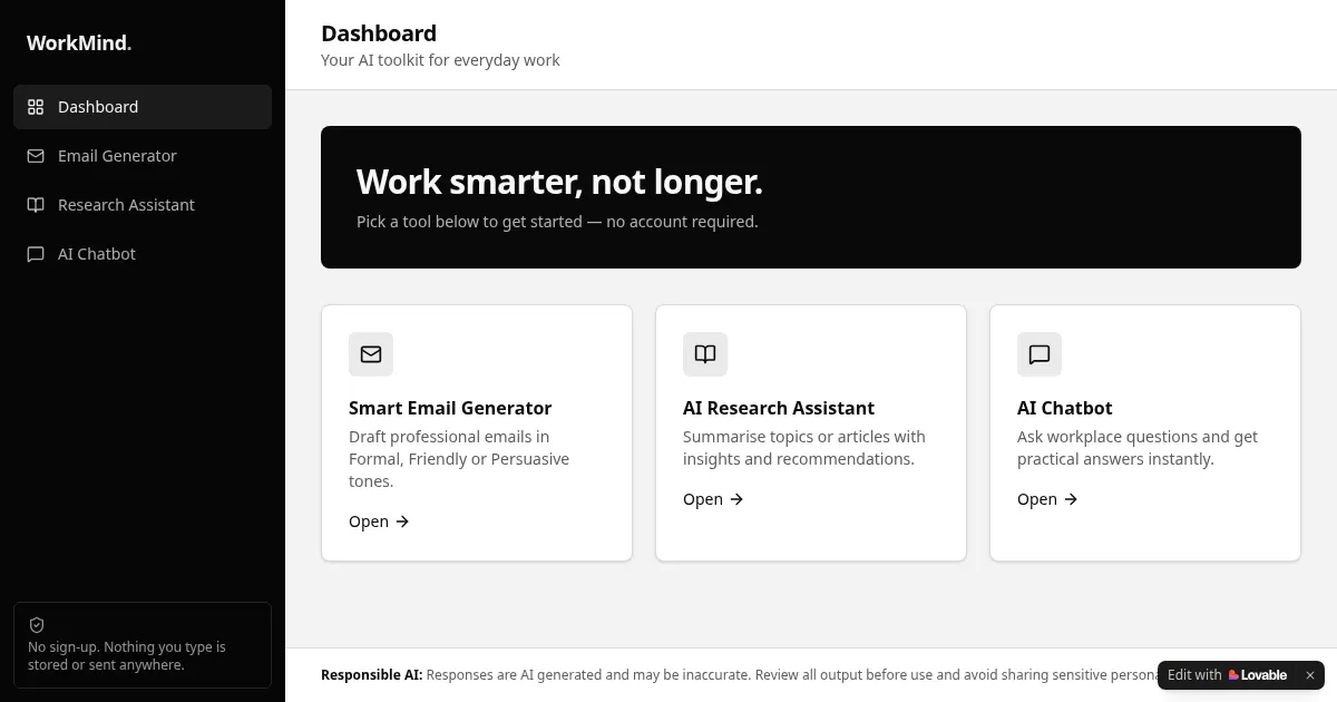 Screenshot of workday spark